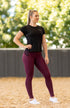 BARE Performance Riding Tights - Ruby Rider